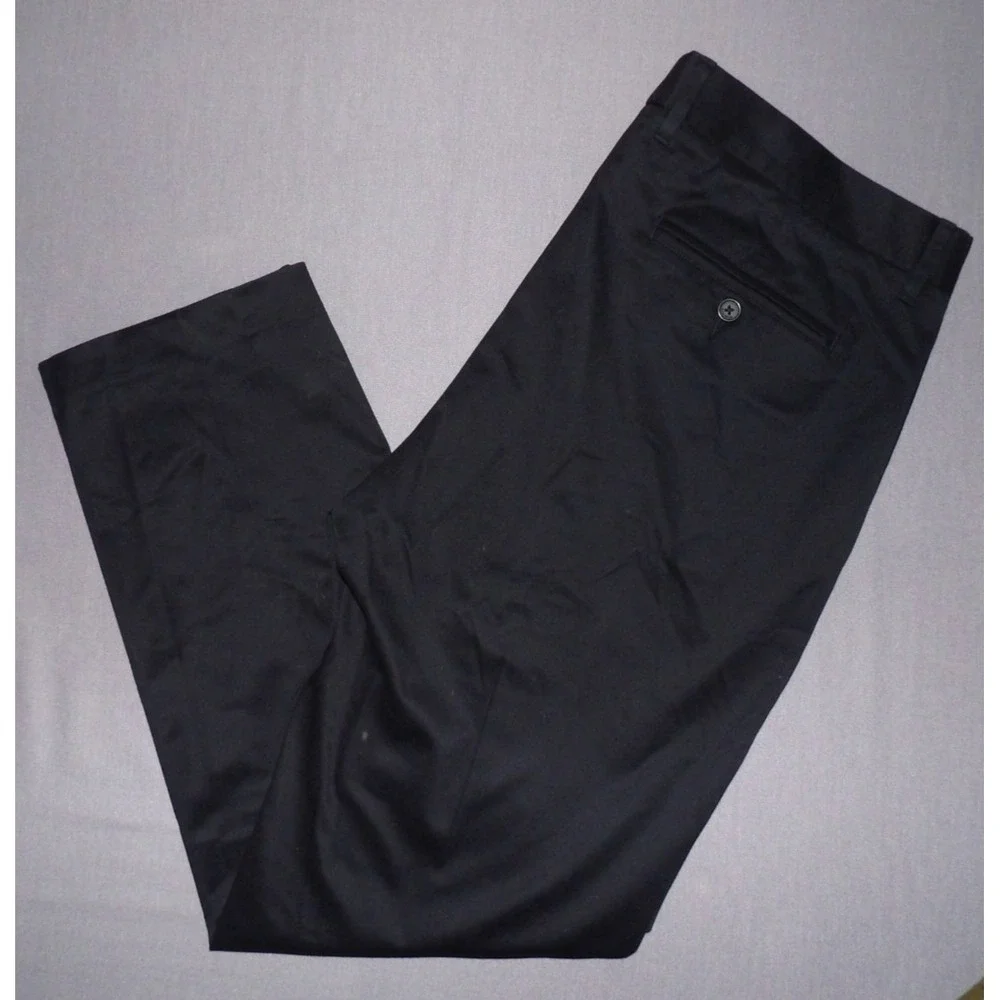 BONOBOS Black TUESDAY Slim Fit Cotton Stretch Chino Pants Men's 35 X 30